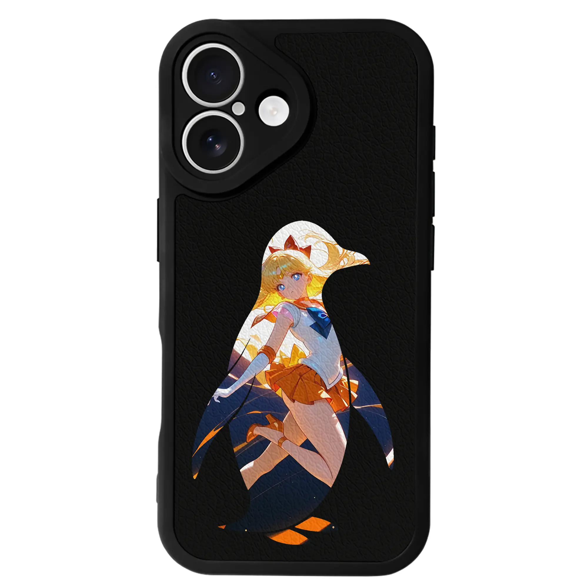 美少女戦士セーラームーン グッズ 愛野 美奈子 - IPhone 16シリーズ対応 ・ シリコンスマホケース ・ レザー調 ・ 高精度フィット ・ 耐衝撃 ・ ワイヤレス充電対応 ・ 精密カット